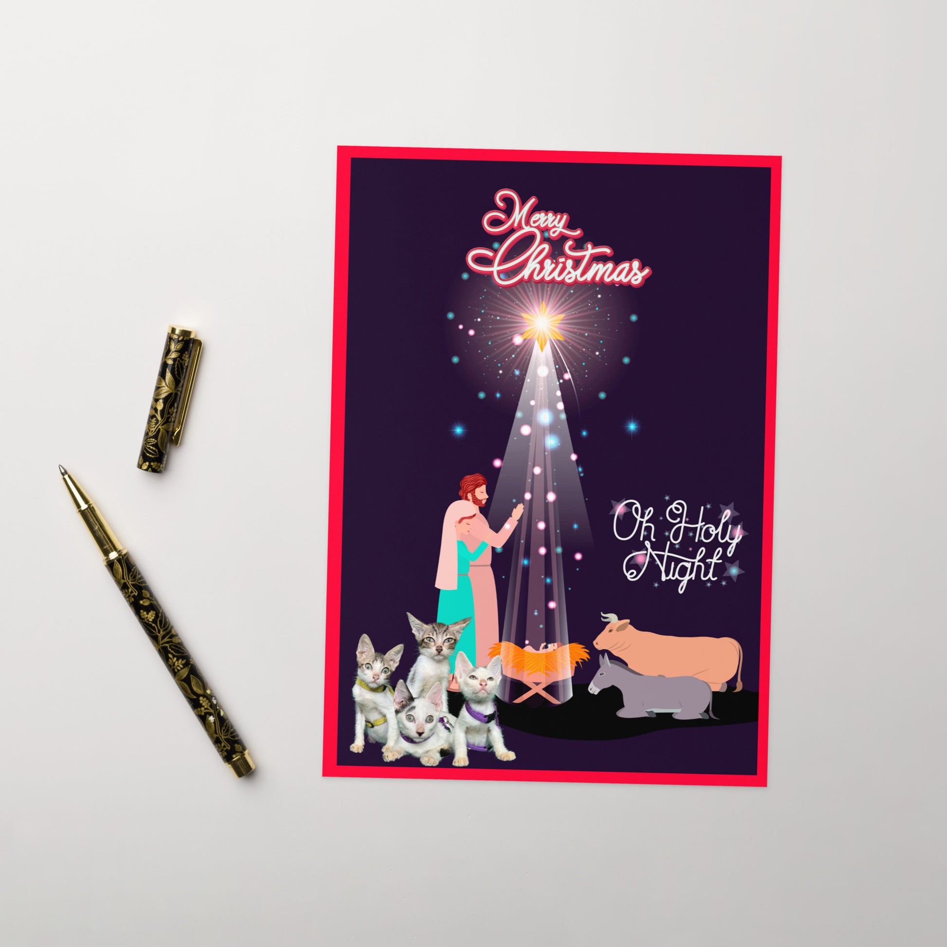 Christmas Greeting Card Design 11 POSTCARD The DEEP Store