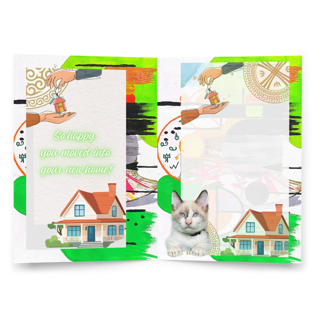 New Home Greeting Card Design 5 POSTCARD The DEEP Store