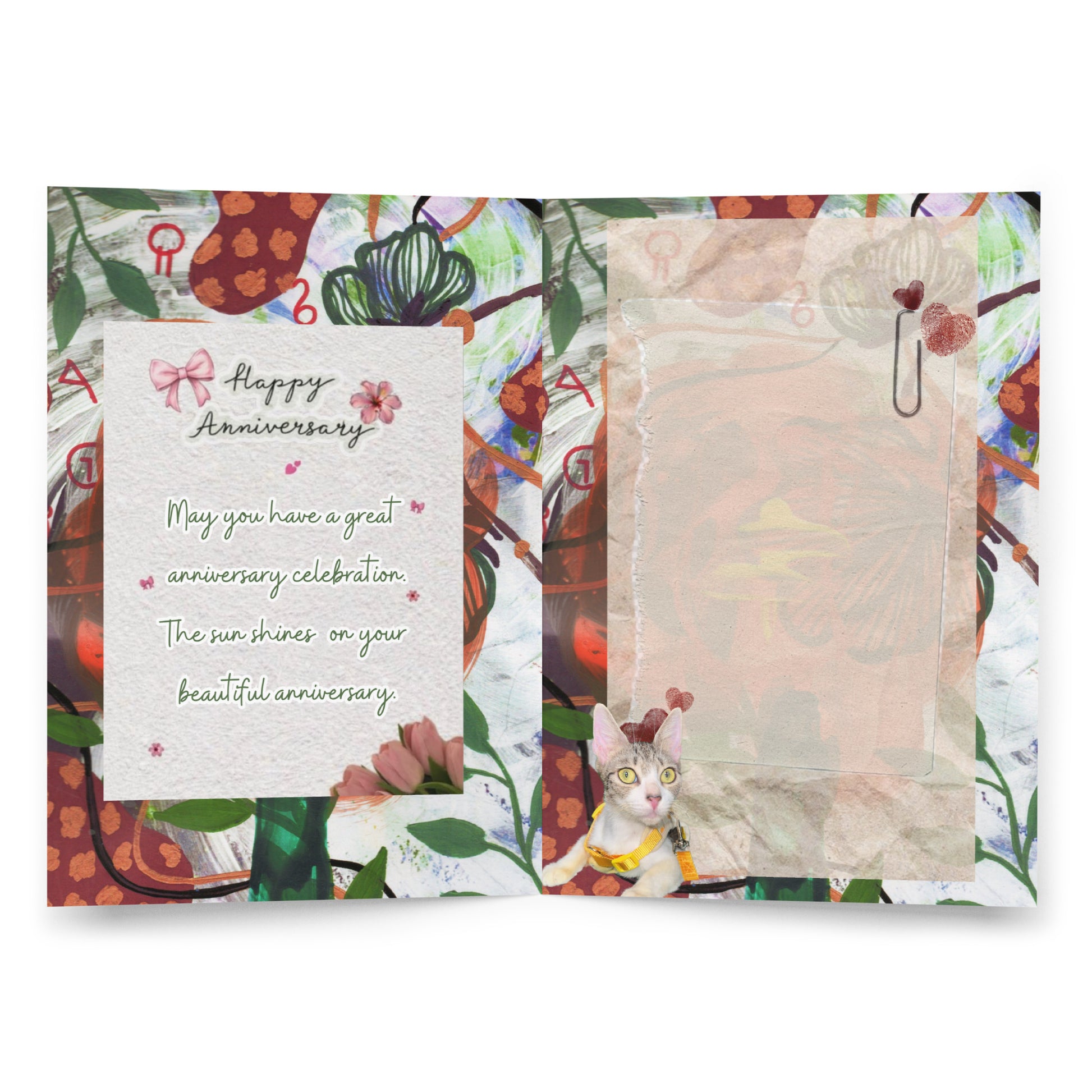 Anniversary Greeting Card Design 3 POSTCARD The DEEP Store