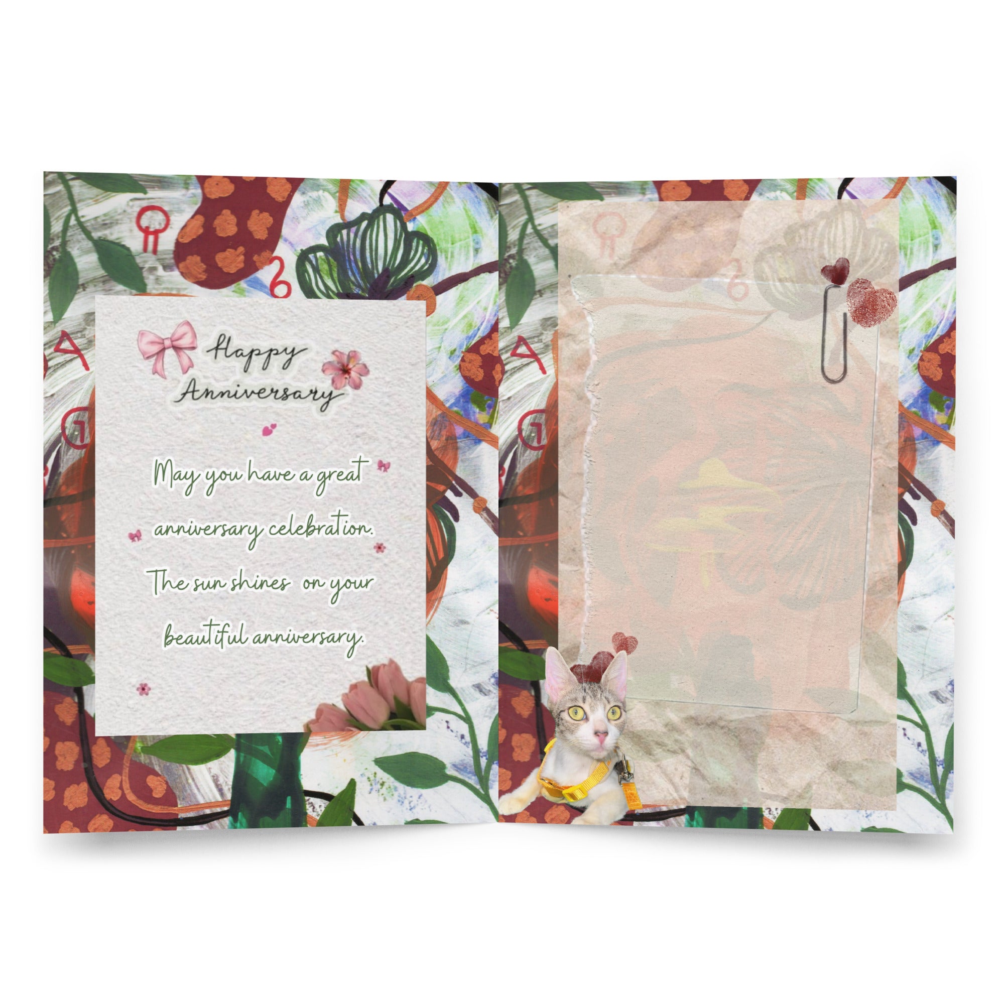 Anniversary Greeting Card Design 3 POSTCARD The DEEP Store