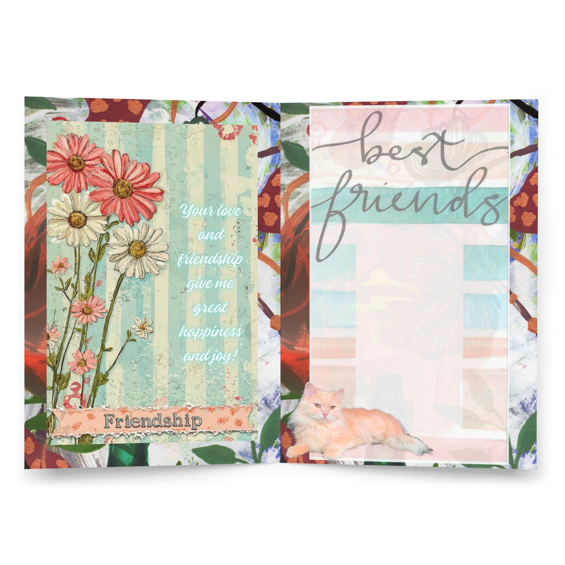 Friendship Greeting Card Design 1 POSTCARD The DEEP Store