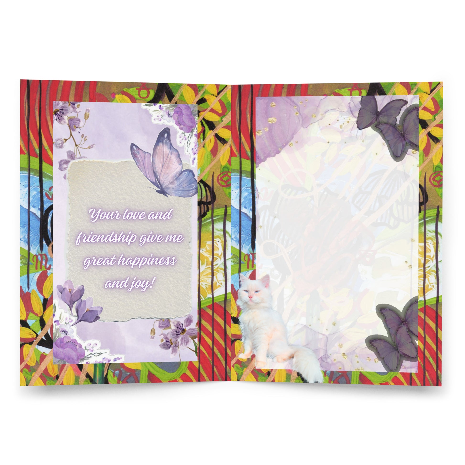 Friendship Greeting Card Design 2 POSTCARD The DEEP Store