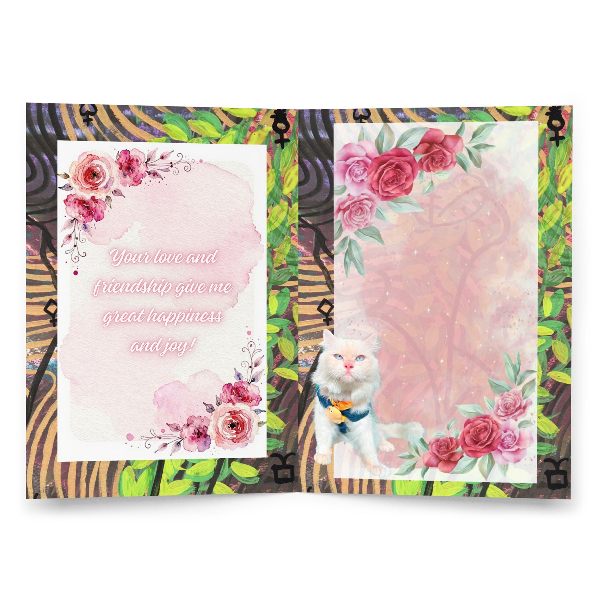 Friendship Greeting Card Design 3 POSTCARD The DEEP Store