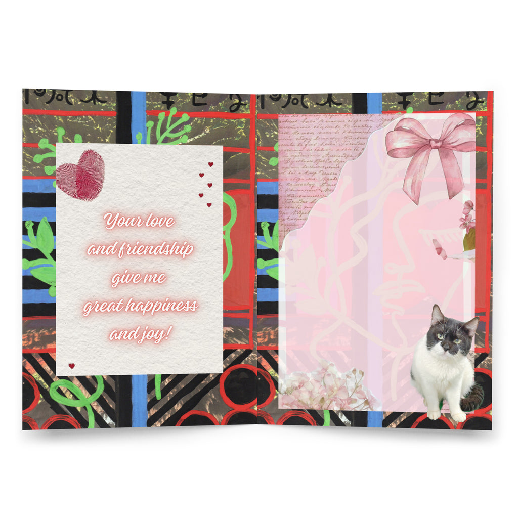 Friendship Greeting Card Design 5 POSTCARD The DEEP Store