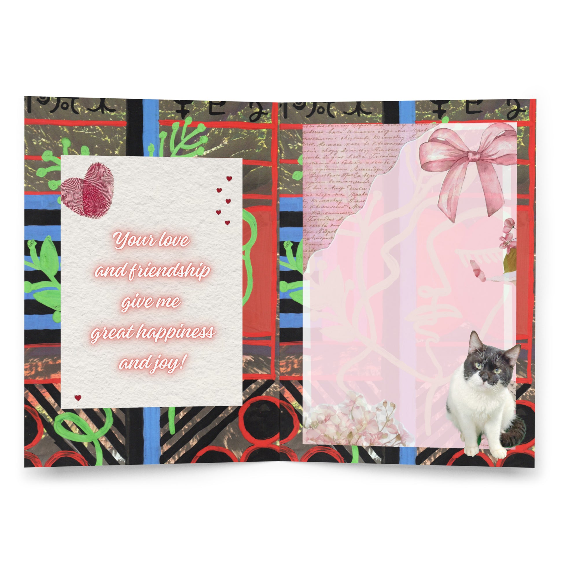 Friendship Greeting Card Design 5 POSTCARD The DEEP Store