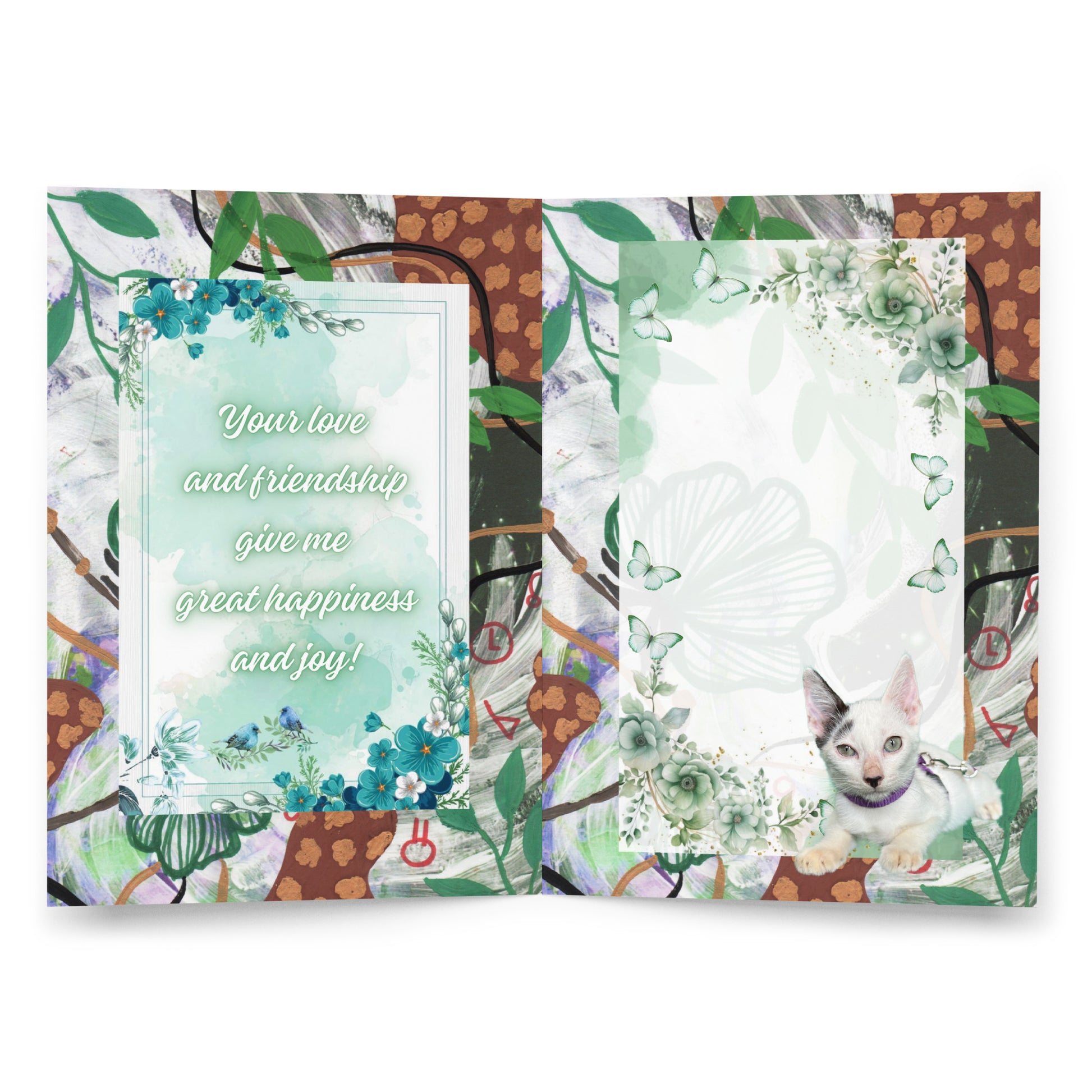 Friendship Greeting Card Design 6 POSTCARD The DEEP Store