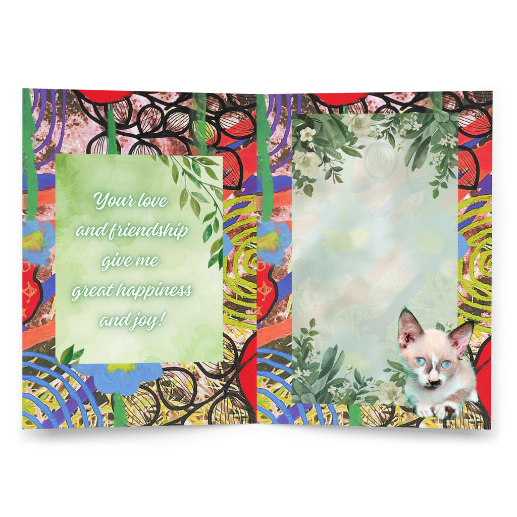 Friendship Greeting Card Design 7 POSTCARD The DEEP Store
