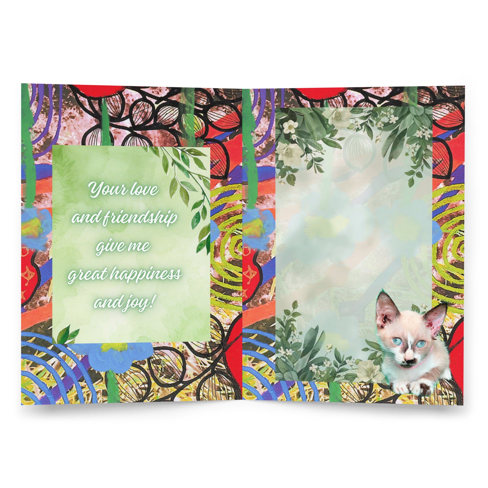 Friendship Greeting Card Design 7 POSTCARD The DEEP Store