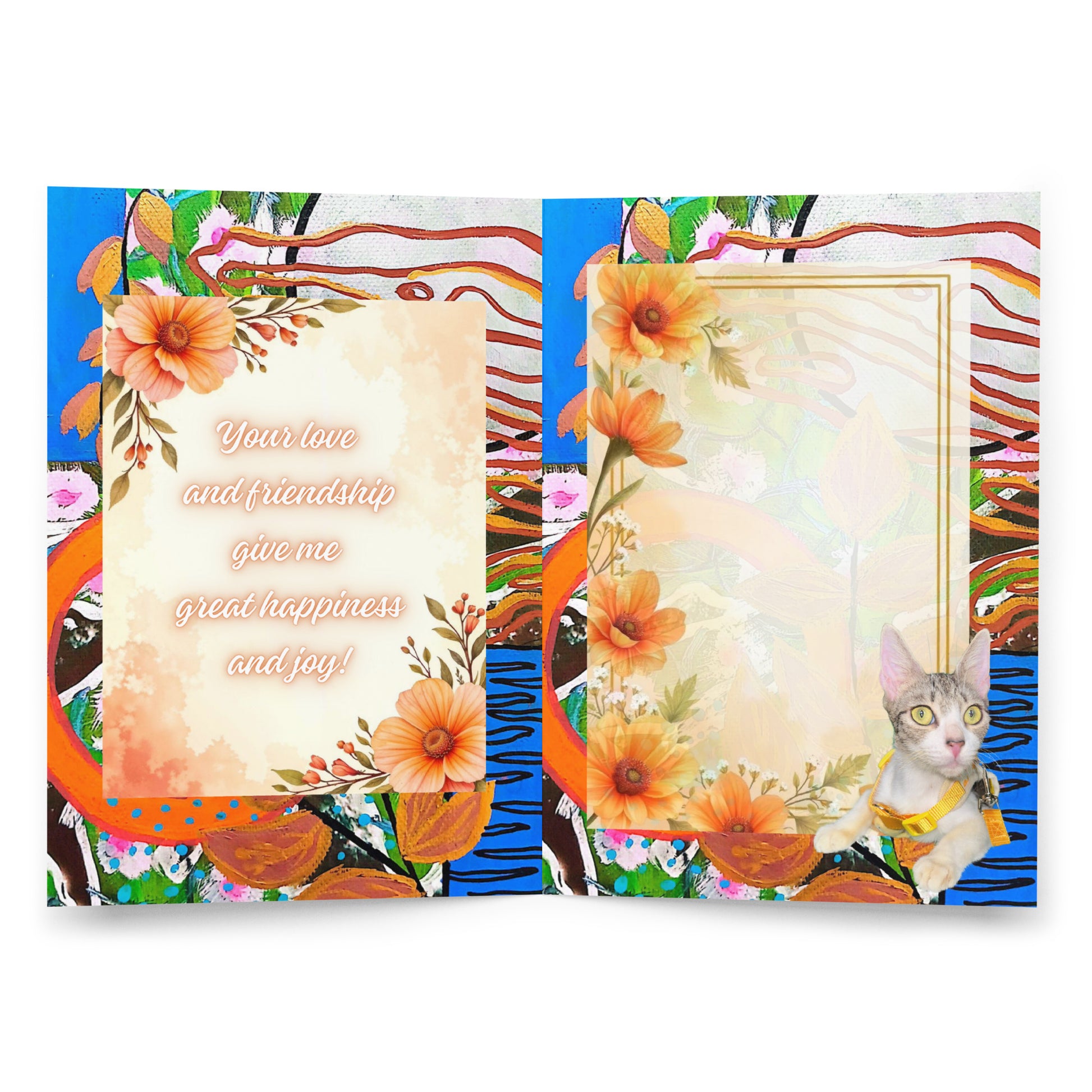 Friendship Greeting Card Design 8 POSTCARD The DEEP Store