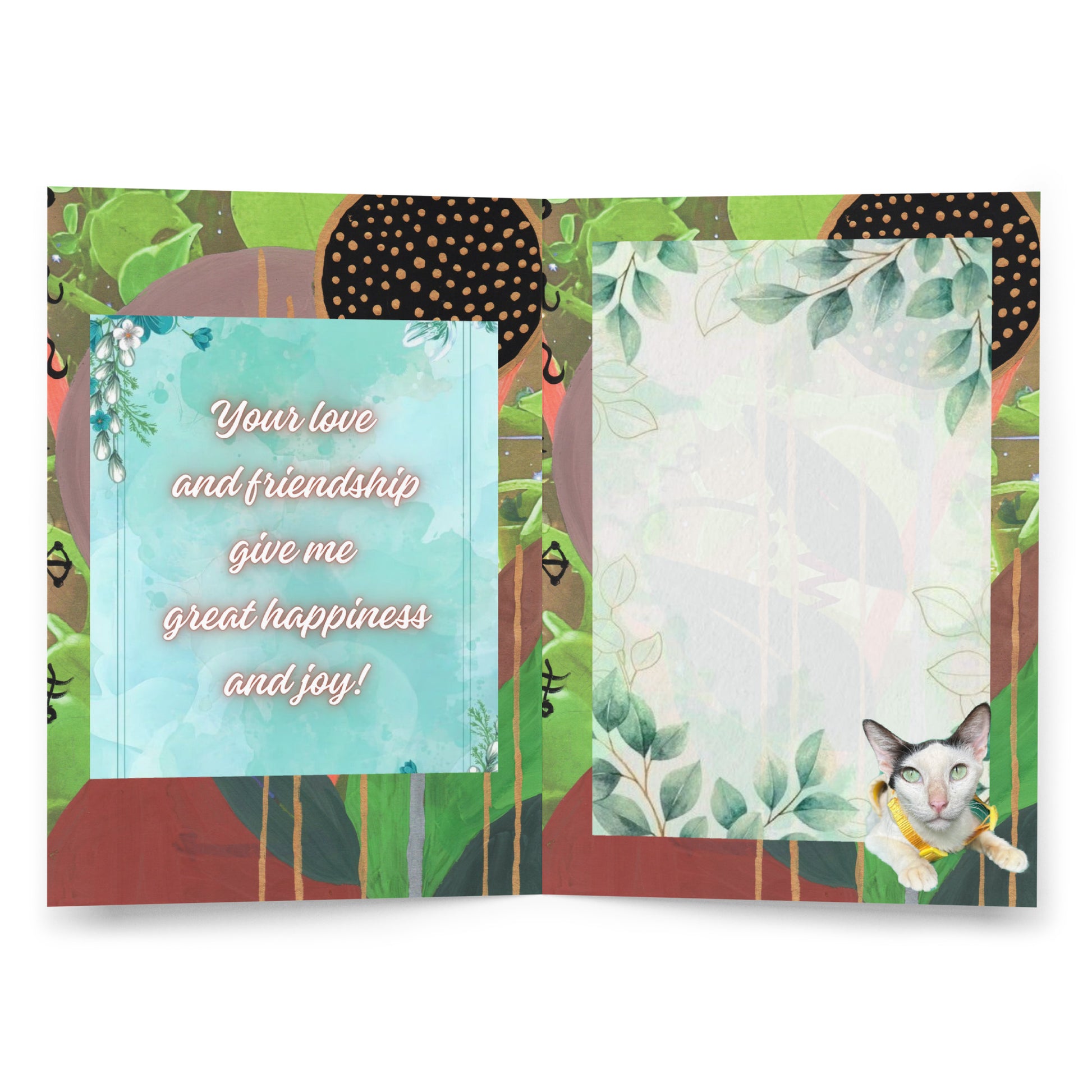 Friendship Greeting Card Design 9 POSTCARD The DEEP Store