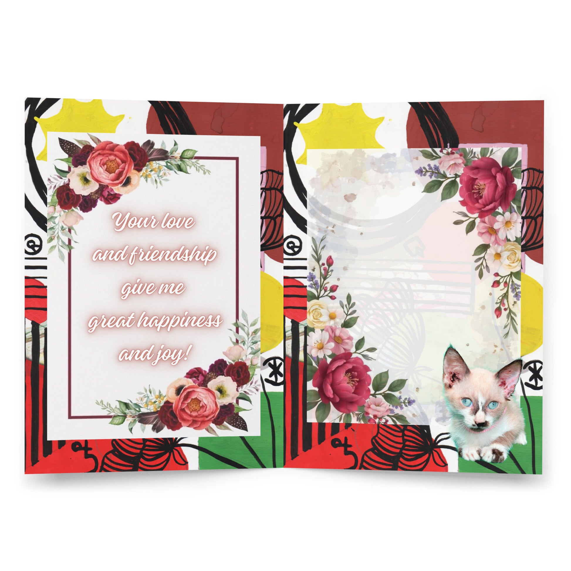 Friendship Greeting Card Design 10 POSTCARD The DEEP Store