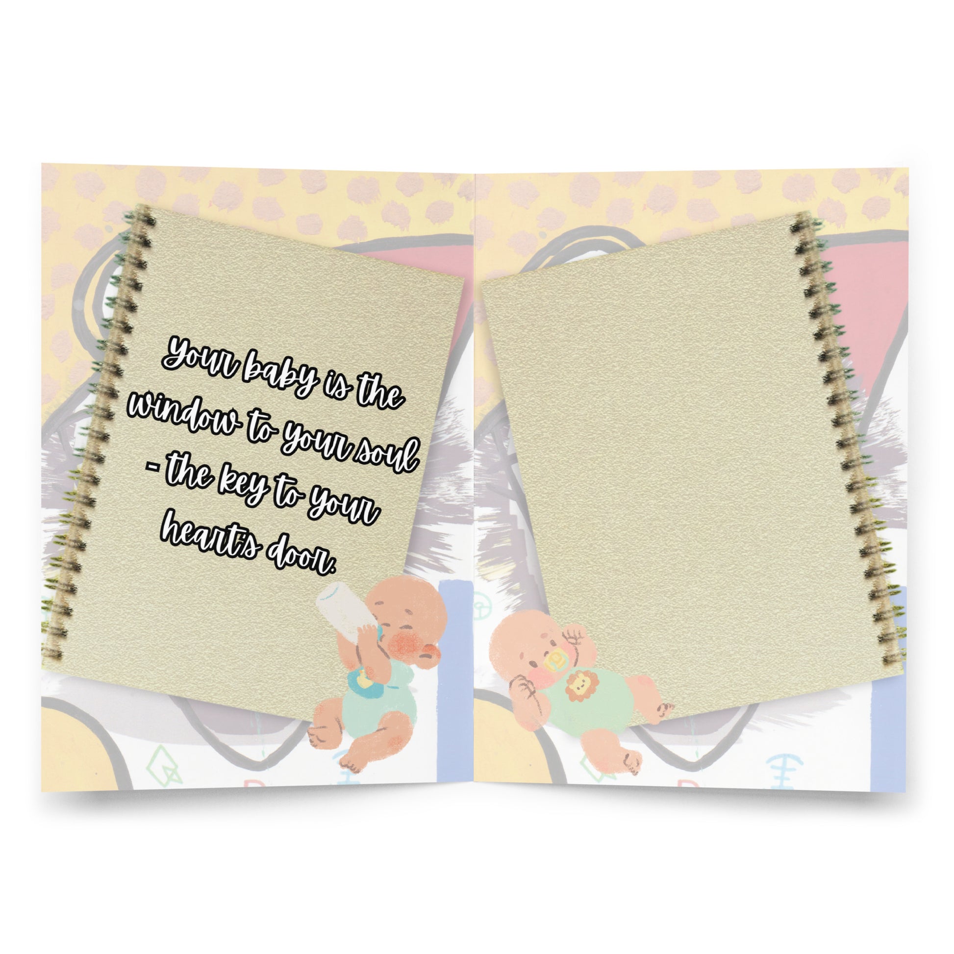 New Baby Greeting Card Design 5 POSTCARD The DEEP Store