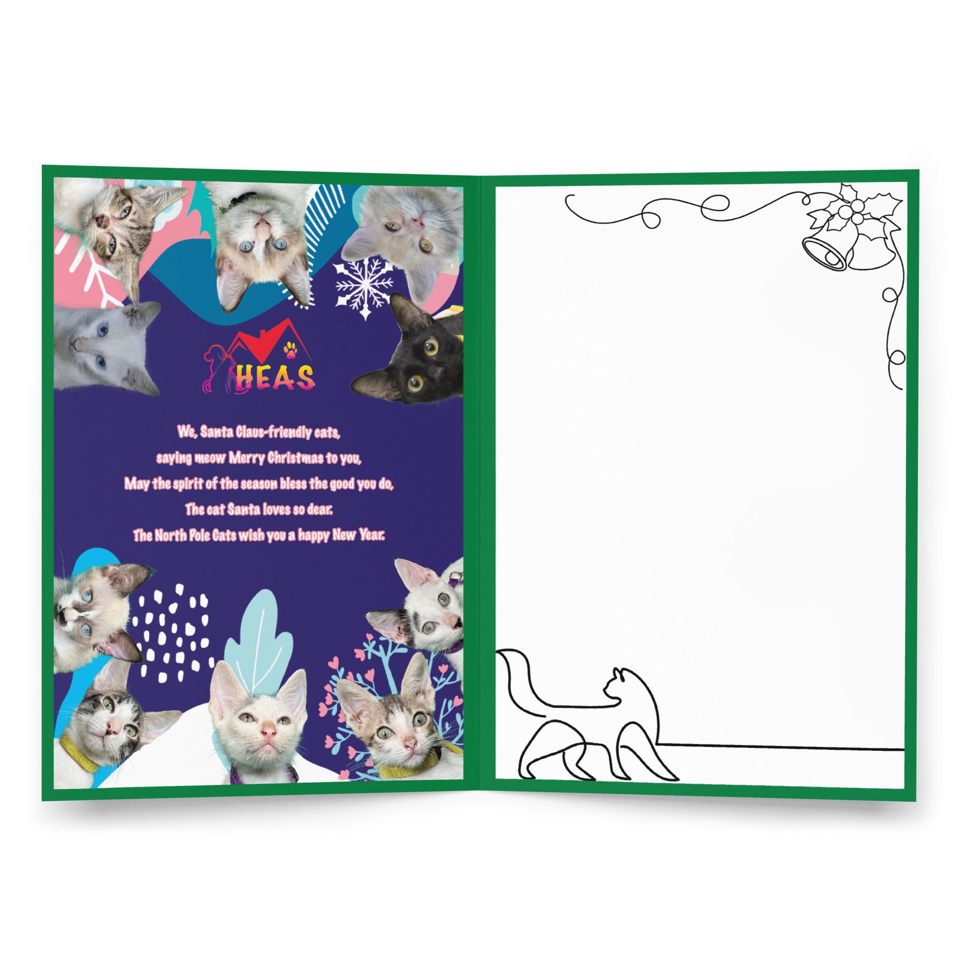 Christmas Greeting Card Design 1 POSTCARD The DEEP Store