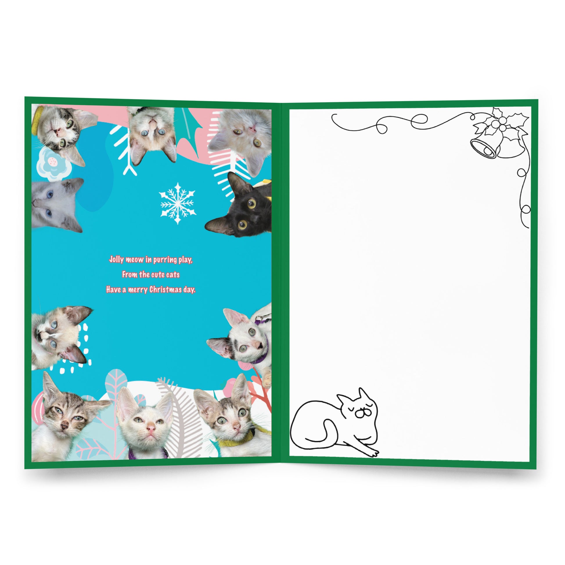 Christmas Greeting Card Design 2 POSTCARD The DEEP Store