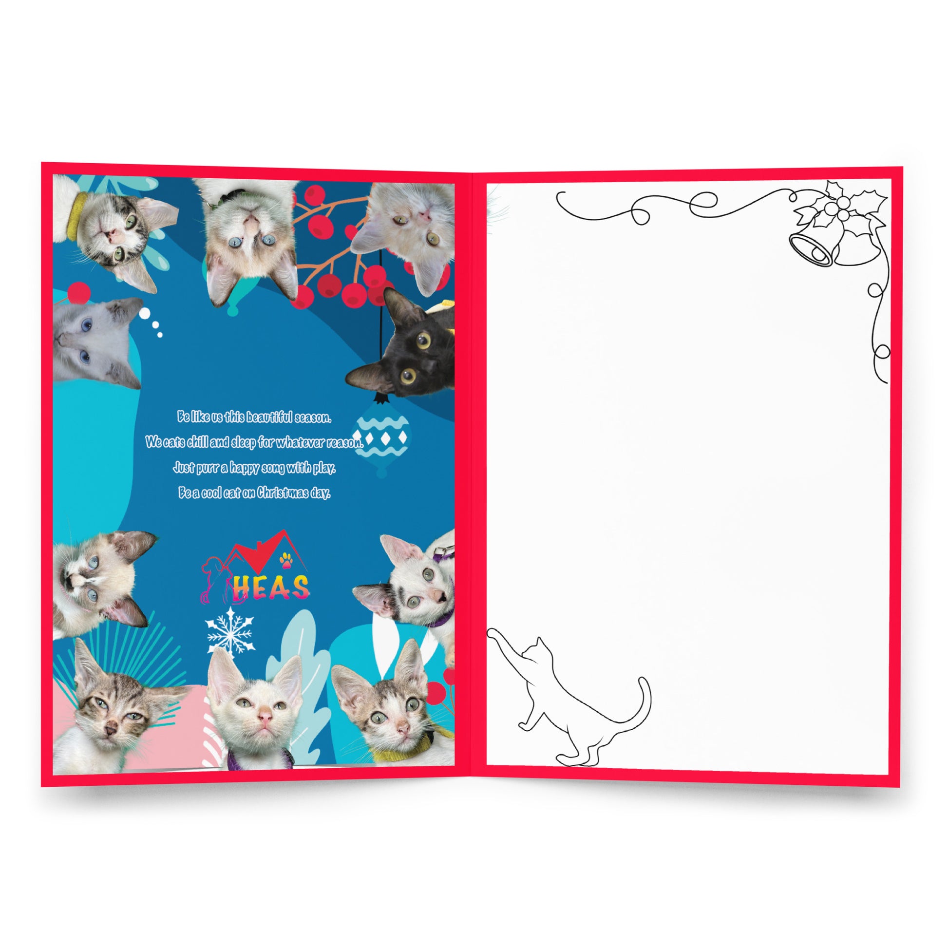 Christmas Greeting Card Design 3 POSTCARD The DEEP Store