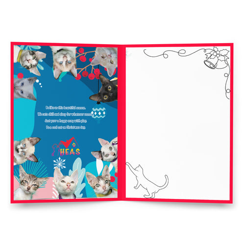 Christmas Greeting Card Design 3 POSTCARD The DEEP Store