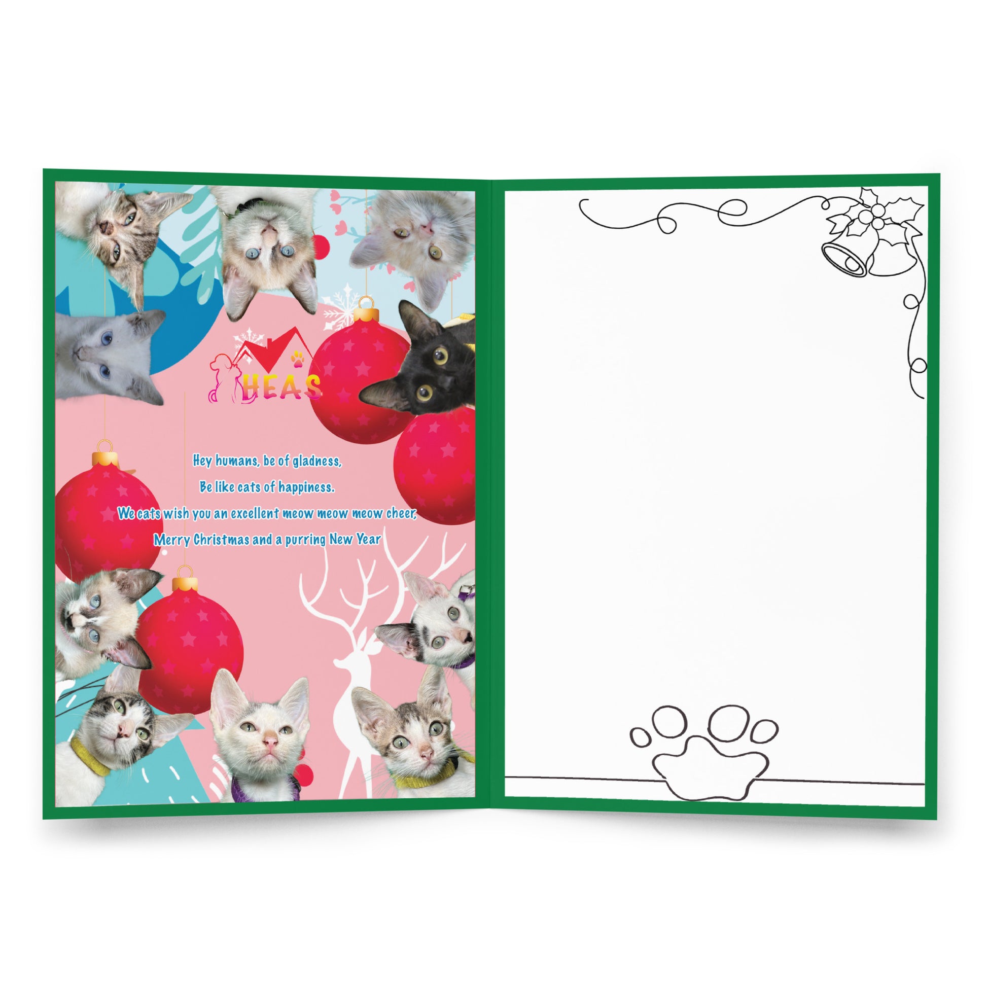 Christmas Greeting Card Design 4 POSTCARD The DEEP Store