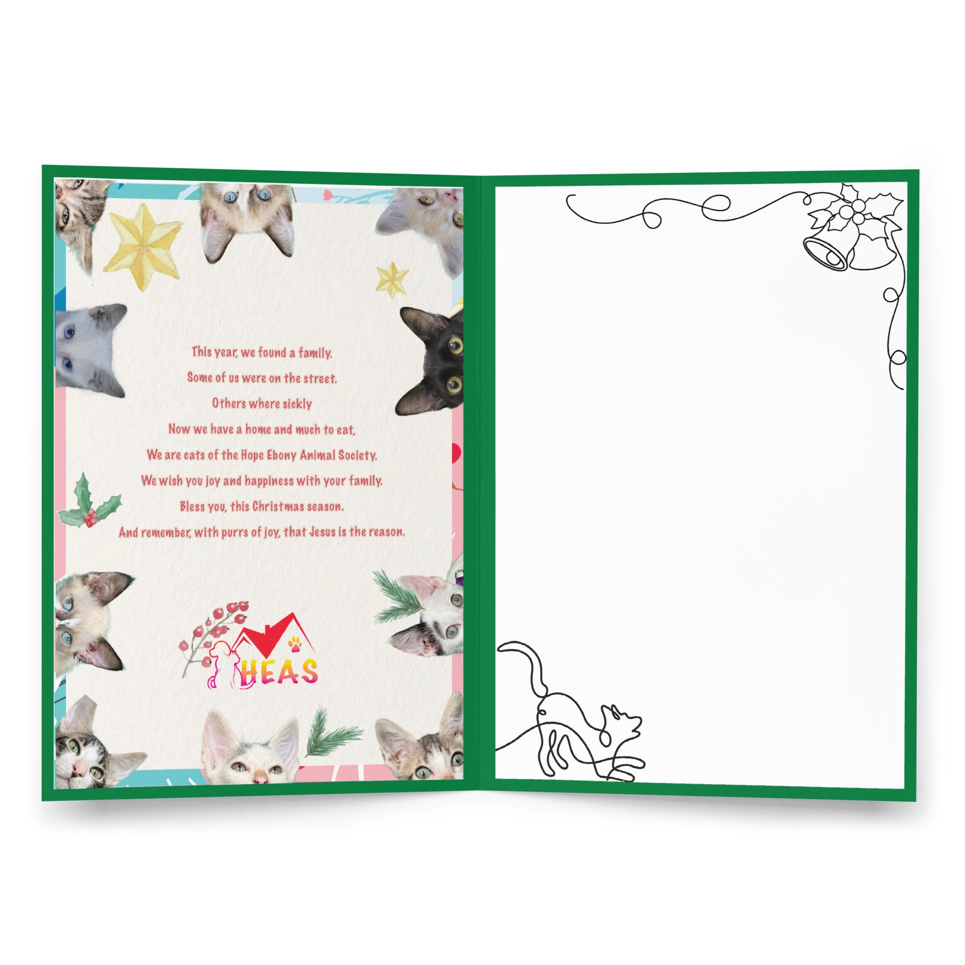 Christmas Greeting Card Design 5 POSTCARD The DEEP Store