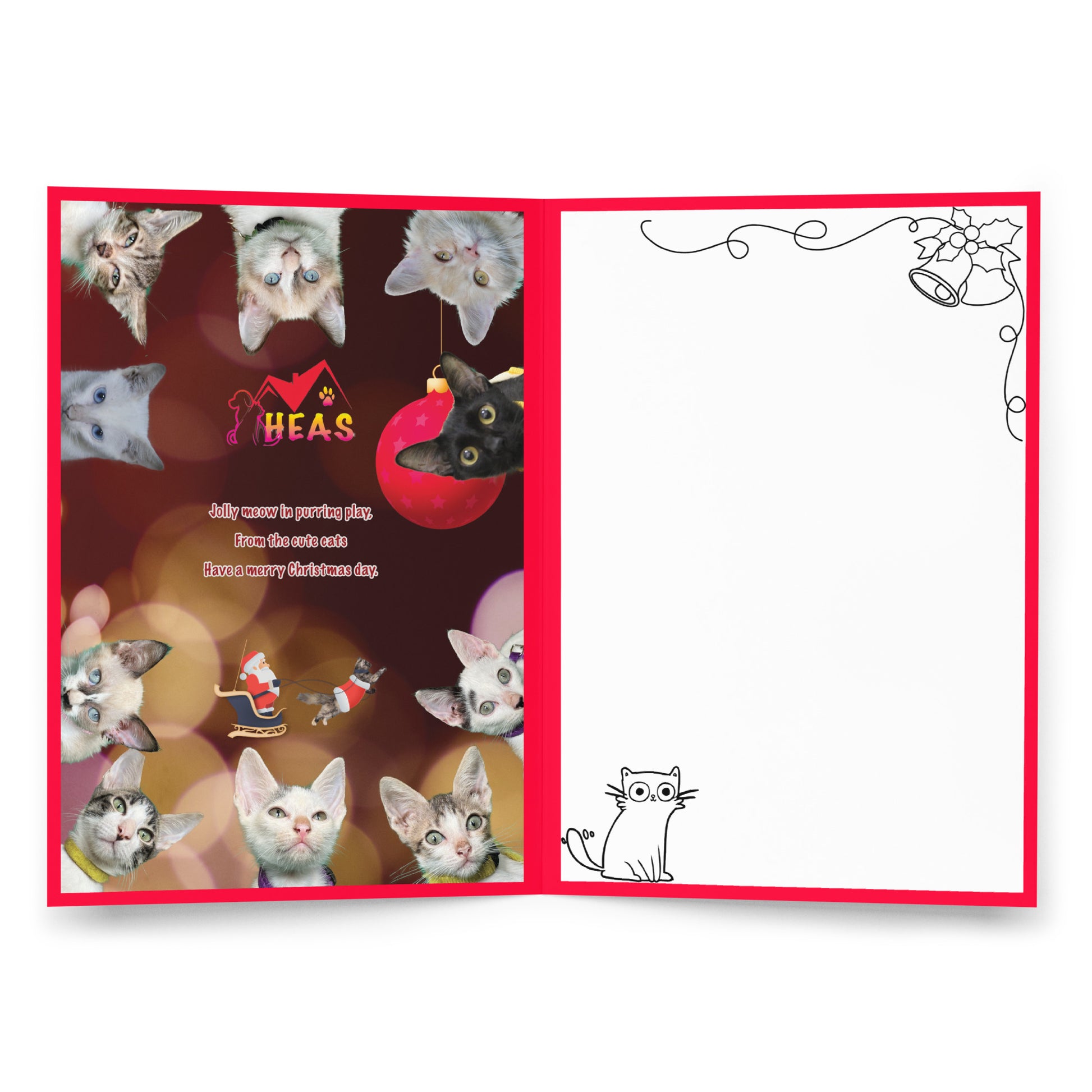 Christmas Greeting Card Design 7 POSTCARD The DEEP Store