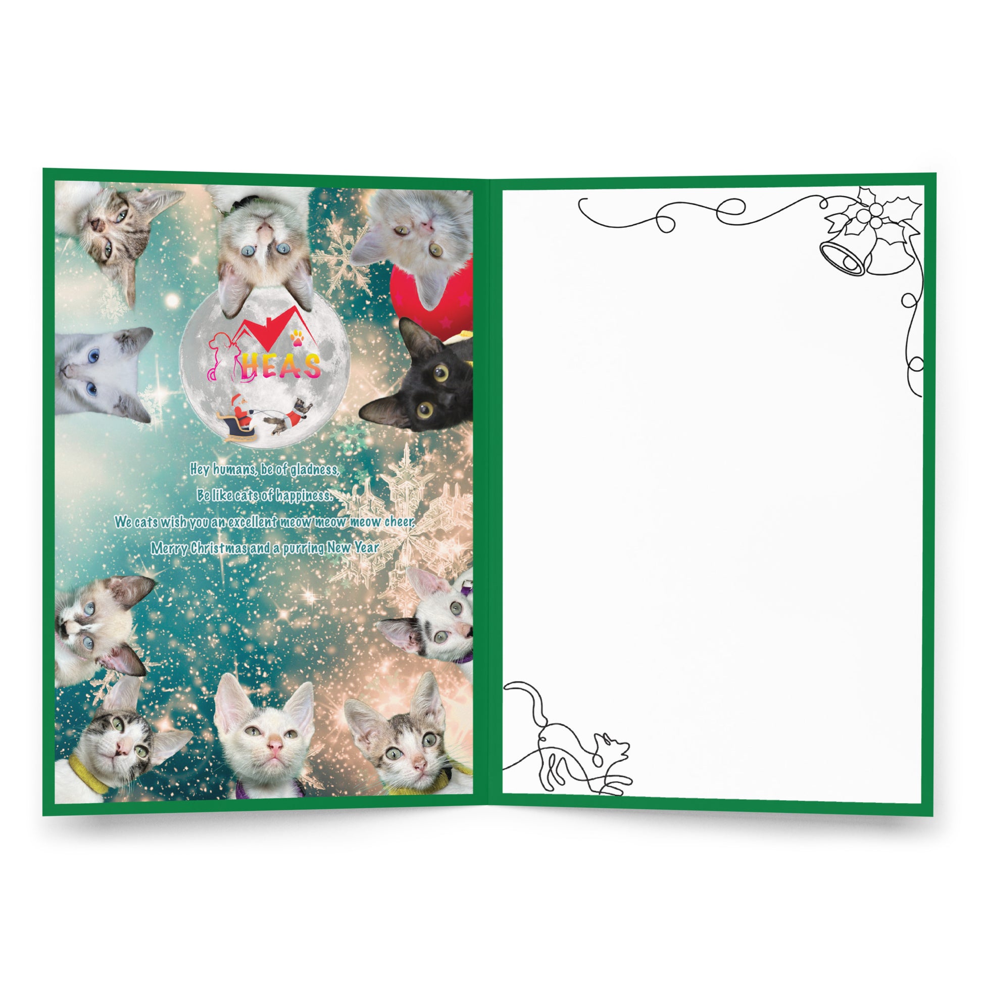 Christmas Greeting Card Design 9 POSTCARD The DEEP Store