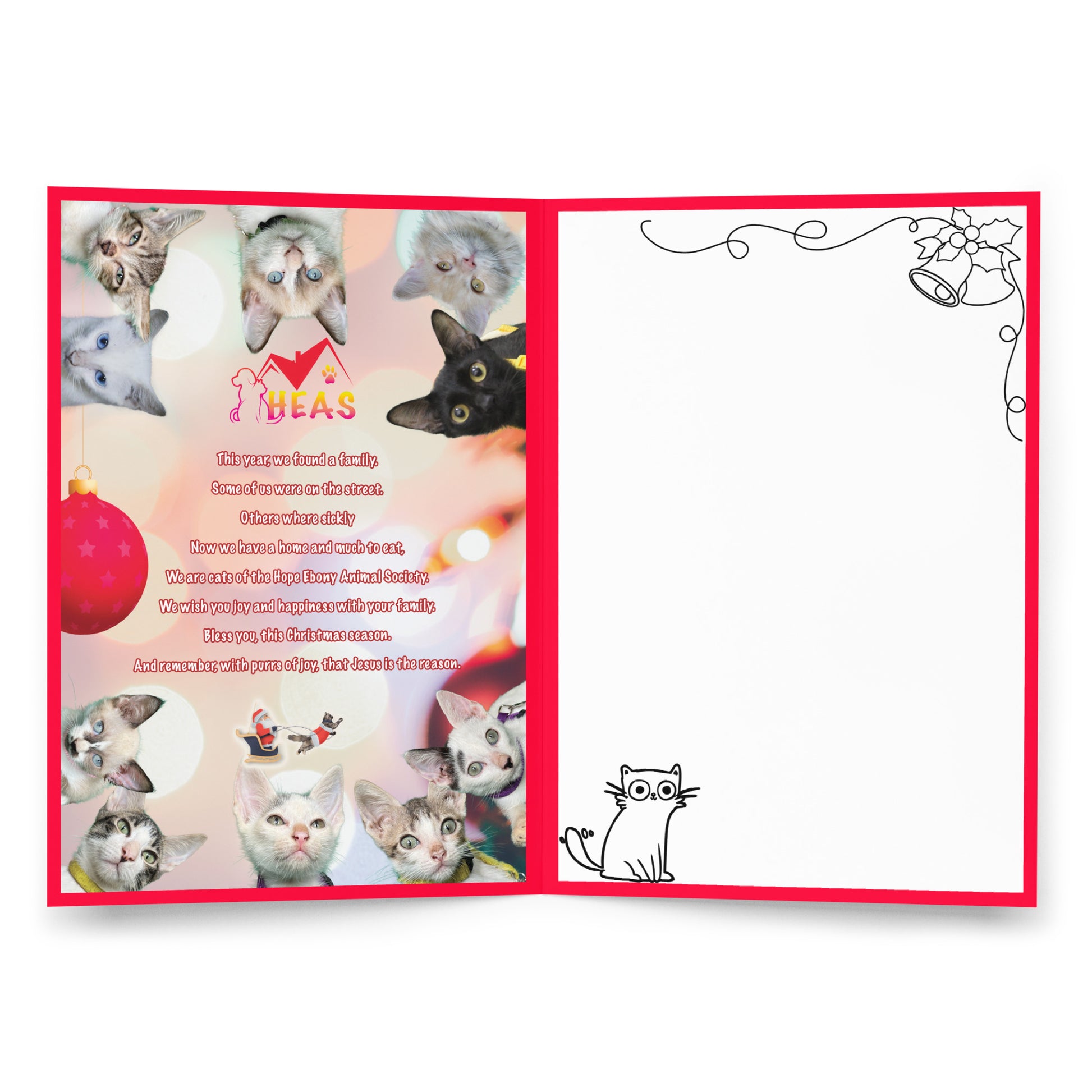 Christmas Greeting Card Design 10 POSTCARD The DEEP Store