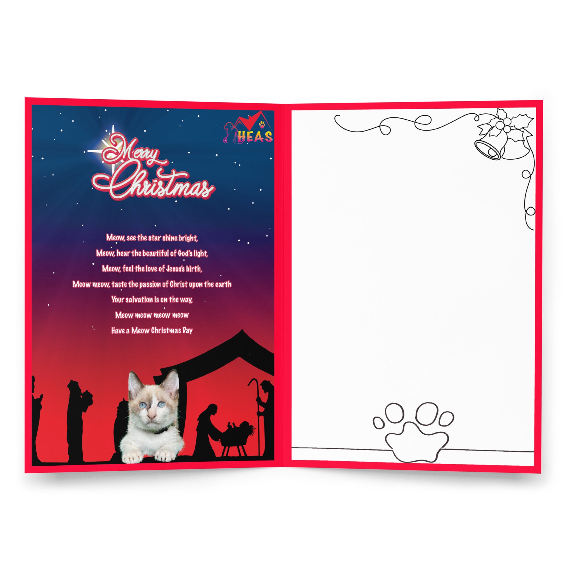 Christmas Greeting Card Design 11 POSTCARD The DEEP Store