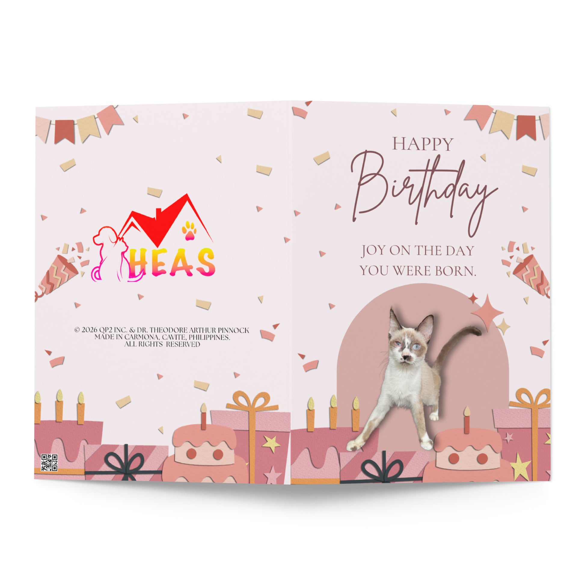 Birthday Greeting Card Design 1 POSTCARD The DEEP Store 5.83″×8.27″