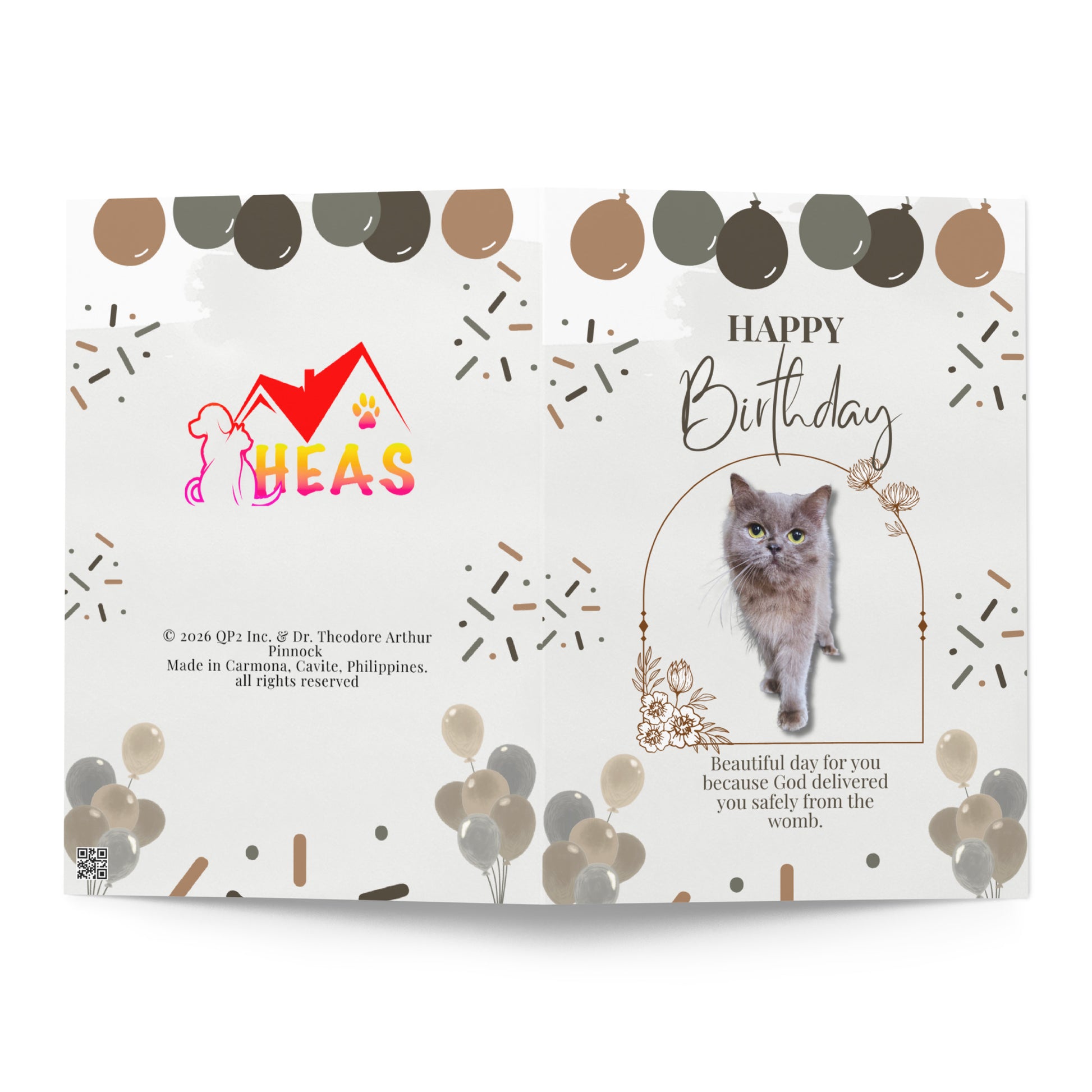 Birthday Greeting Card Design 3 POSTCARD The DEEP Store