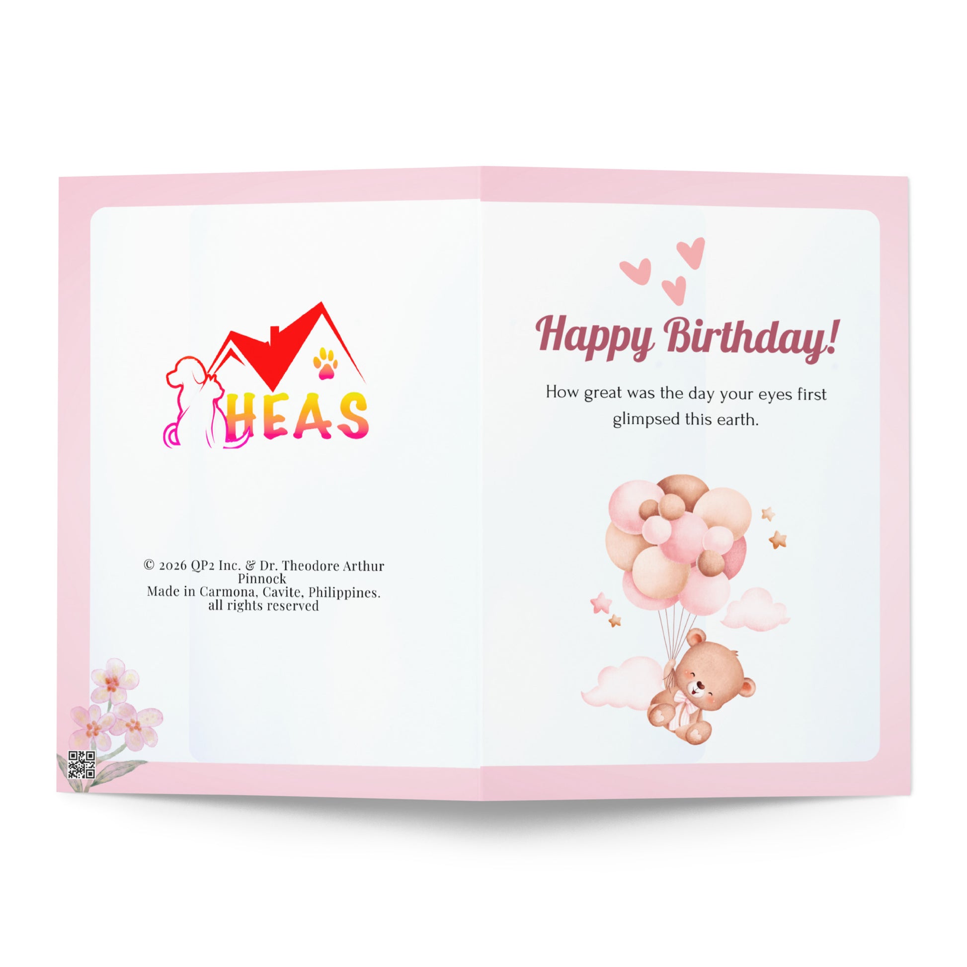 Birthday Greeting Card Design 4 POSTCARD The DEEP Store 5.83″×8.27″