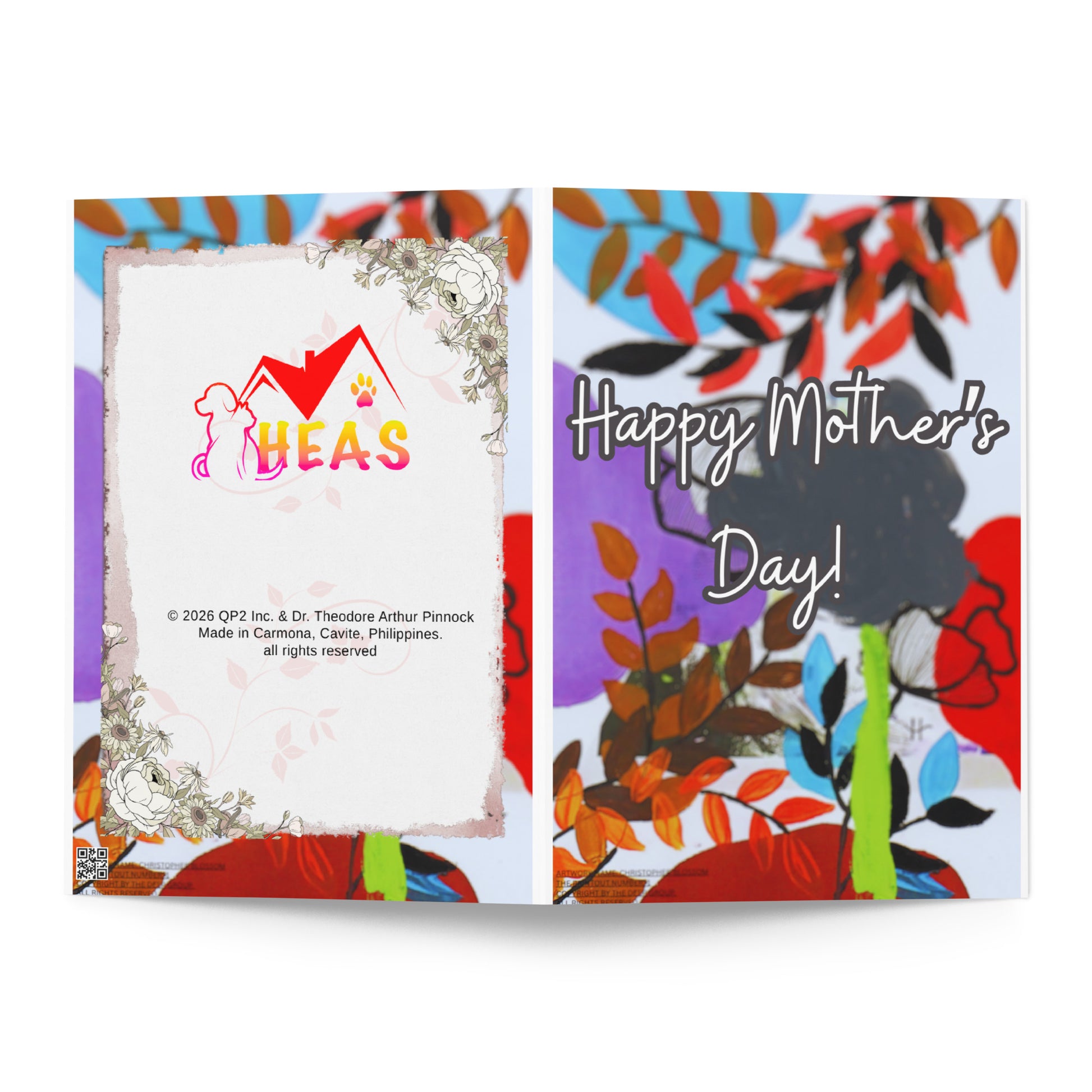 Mother's Day Card Design 16 POSTCARD The DEEP Store 5.83″×8.27″