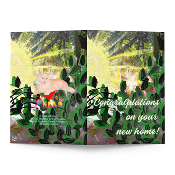 New Home Greeting Card Design 1 POSTCARD The DEEP Store