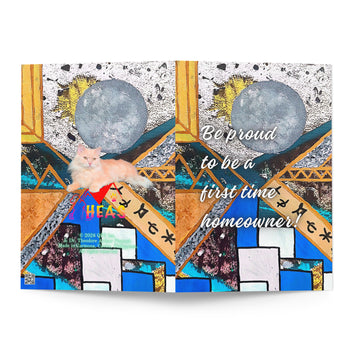 New Home Greeting Card Design 2 POSTCARD The DEEP Store