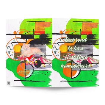 New Home Greeting Card Design 5 POSTCARD The DEEP Store