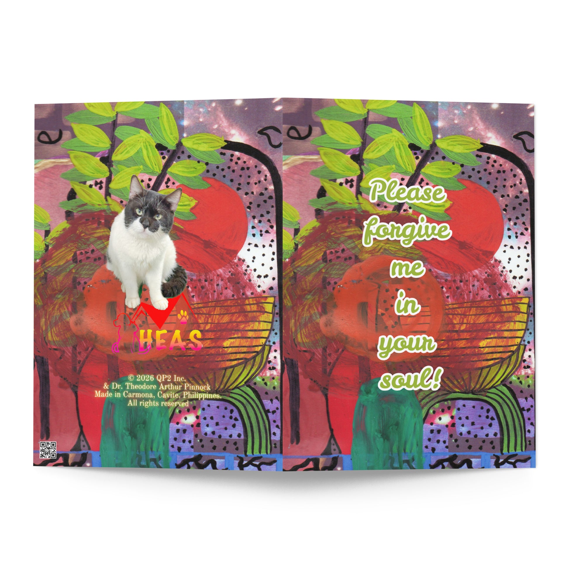 Apology Greeting Card Design 1 POSTCARD The DEEP Store