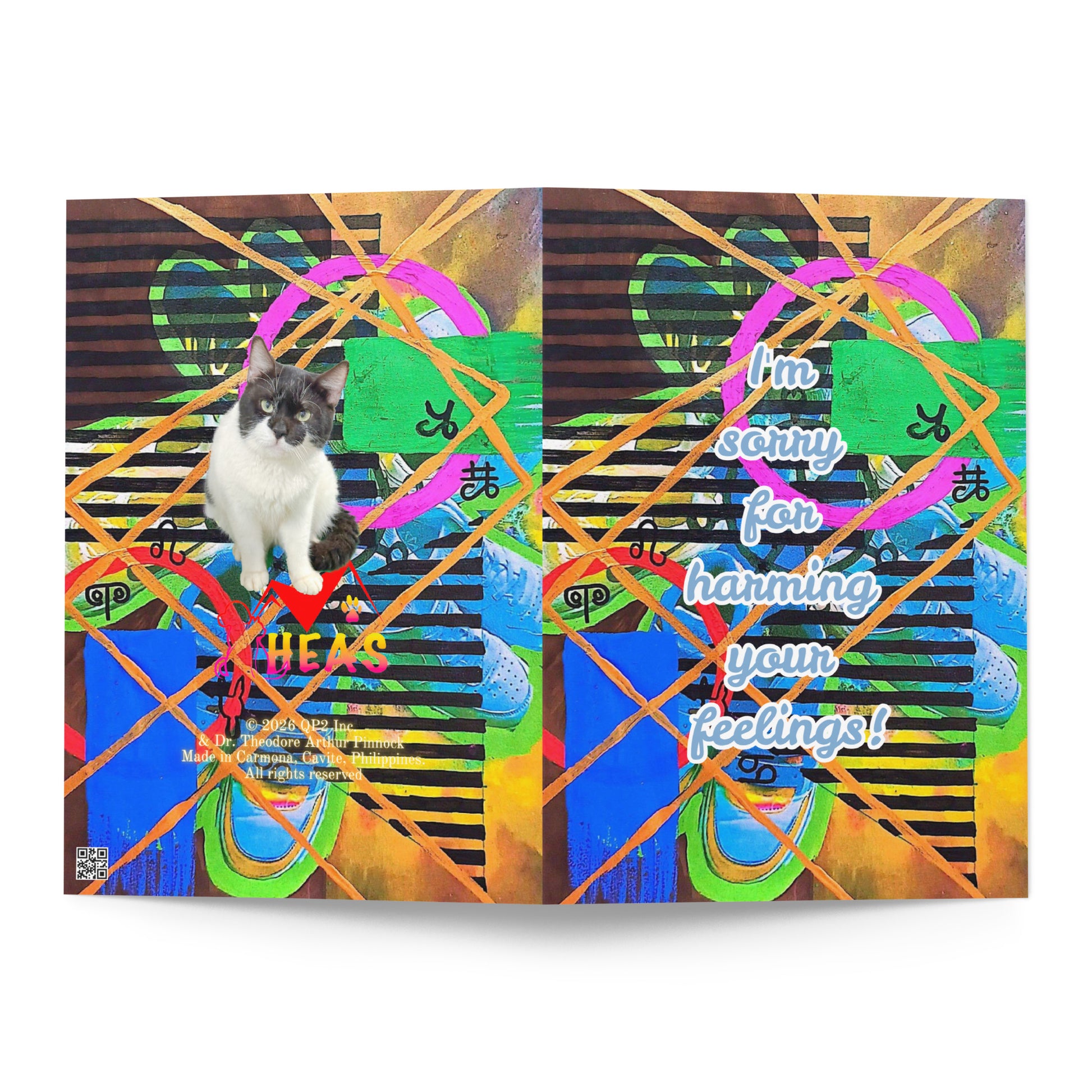 Apology Greeting Card Design 3 POSTCARD The DEEP Store