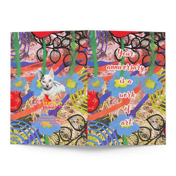 Anniversary Greeting Card Design 1 POSTCARD The DEEP Store