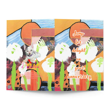 Anniversary Greeting Card Design 2 POSTCARD The DEEP Store