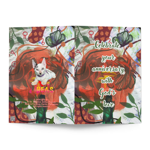 Anniversary Greeting Card Design 3 POSTCARD The DEEP Store