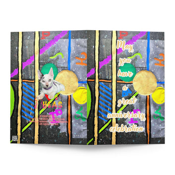 Anniversary Greeting Card Design 5 POSTCARD The DEEP Store