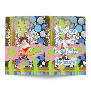 Encouragement Greeting Card Design 2 POSTCARD The DEEP Store