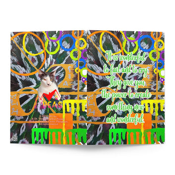 Encouragement Greeting Card Design 4 POSTCARD The DEEP Store