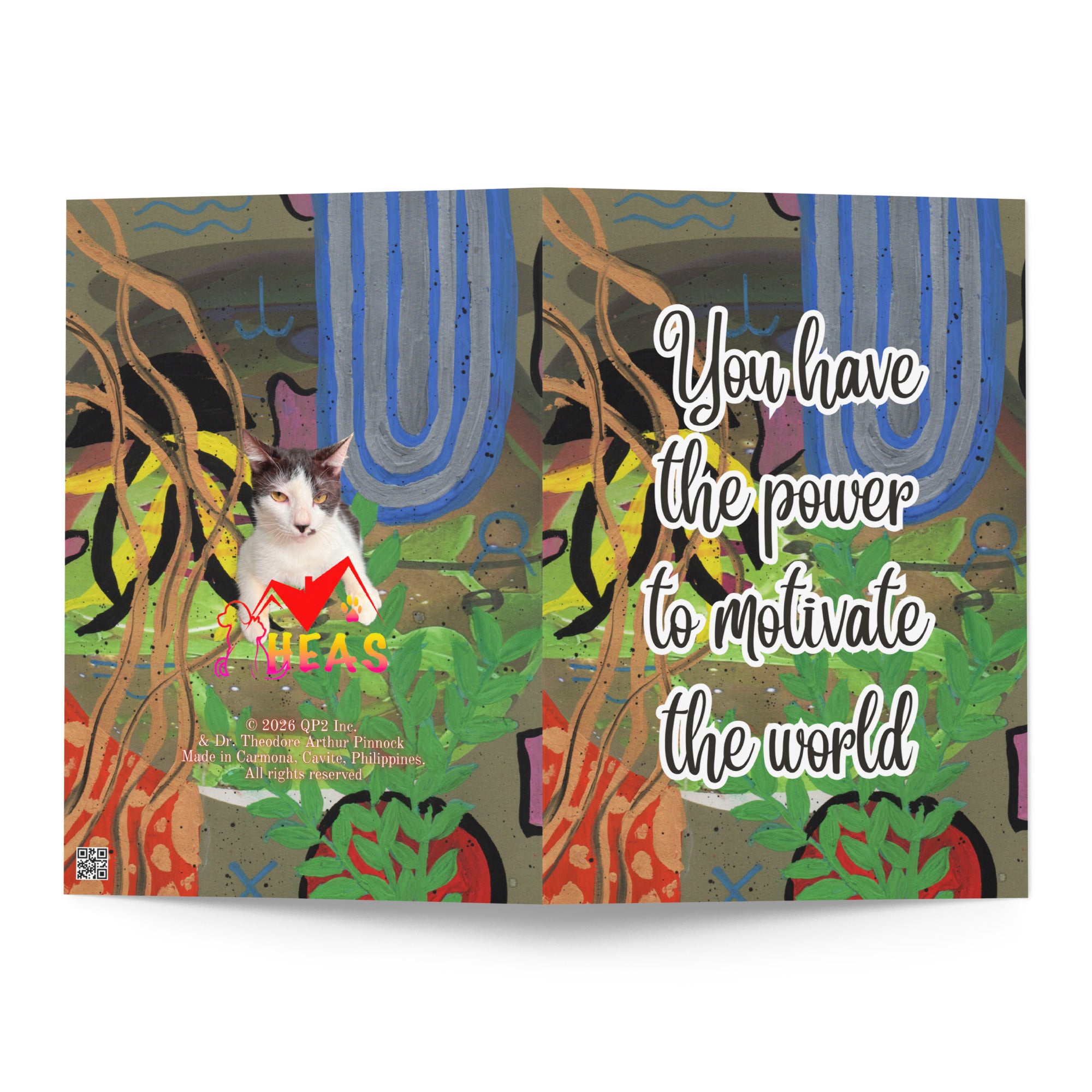 Encouragement Greeting Card Design 5 POSTCARD The DEEP Store