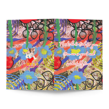 Thank You Greeting Card Design 1 POSTCARD The DEEP Store