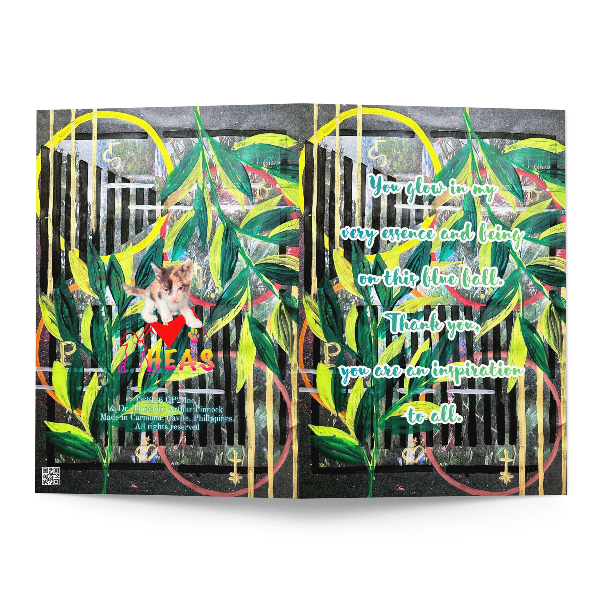 Thank You Greeting Card Design 4 POSTCARD The DEEP Store