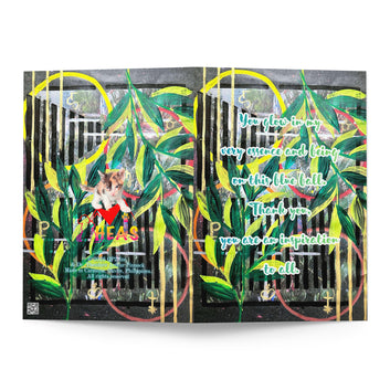 Thank You Greeting Card Design 4 POSTCARD The DEEP Store