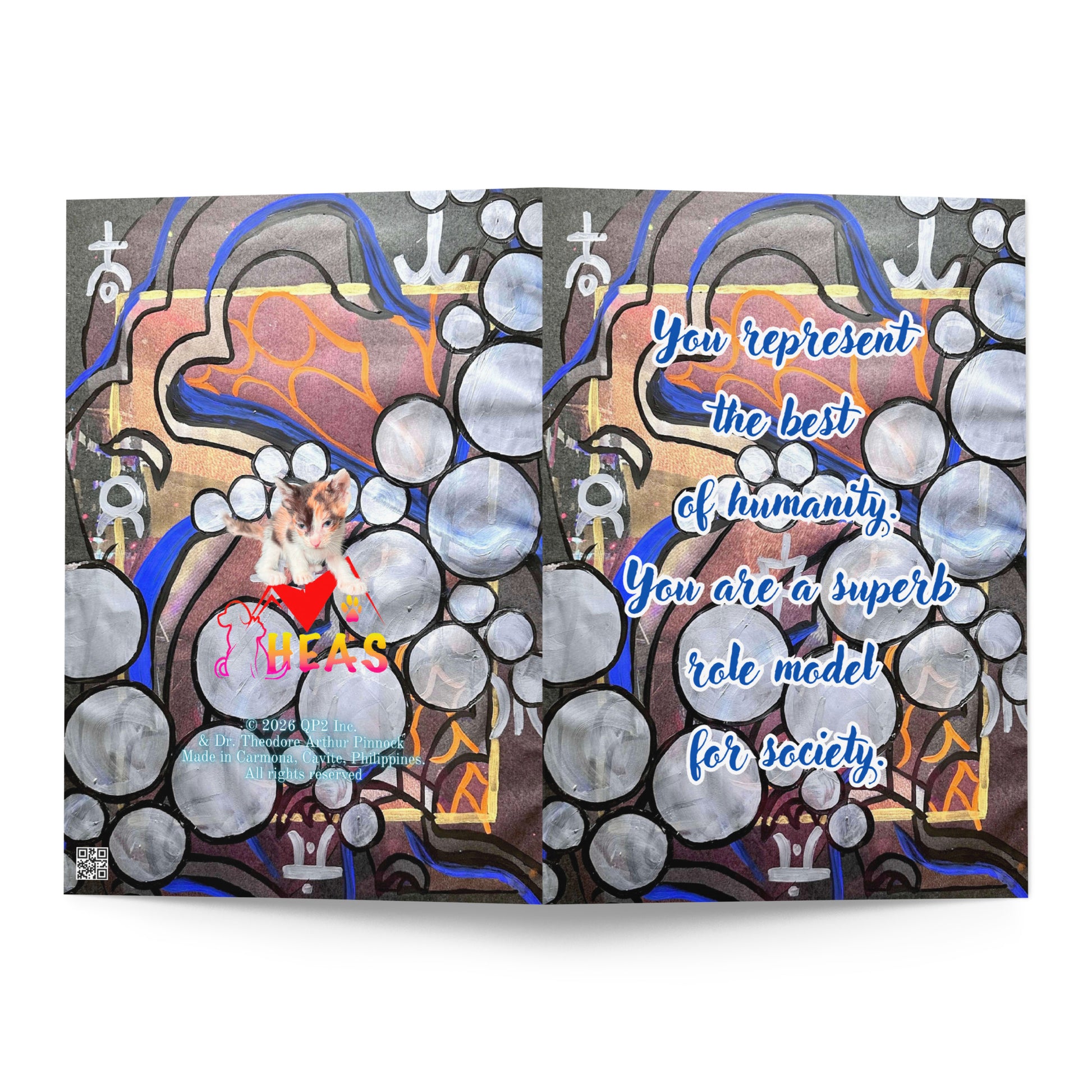 Thank You Greeting Card Design 5 POSTCARD The DEEP Store