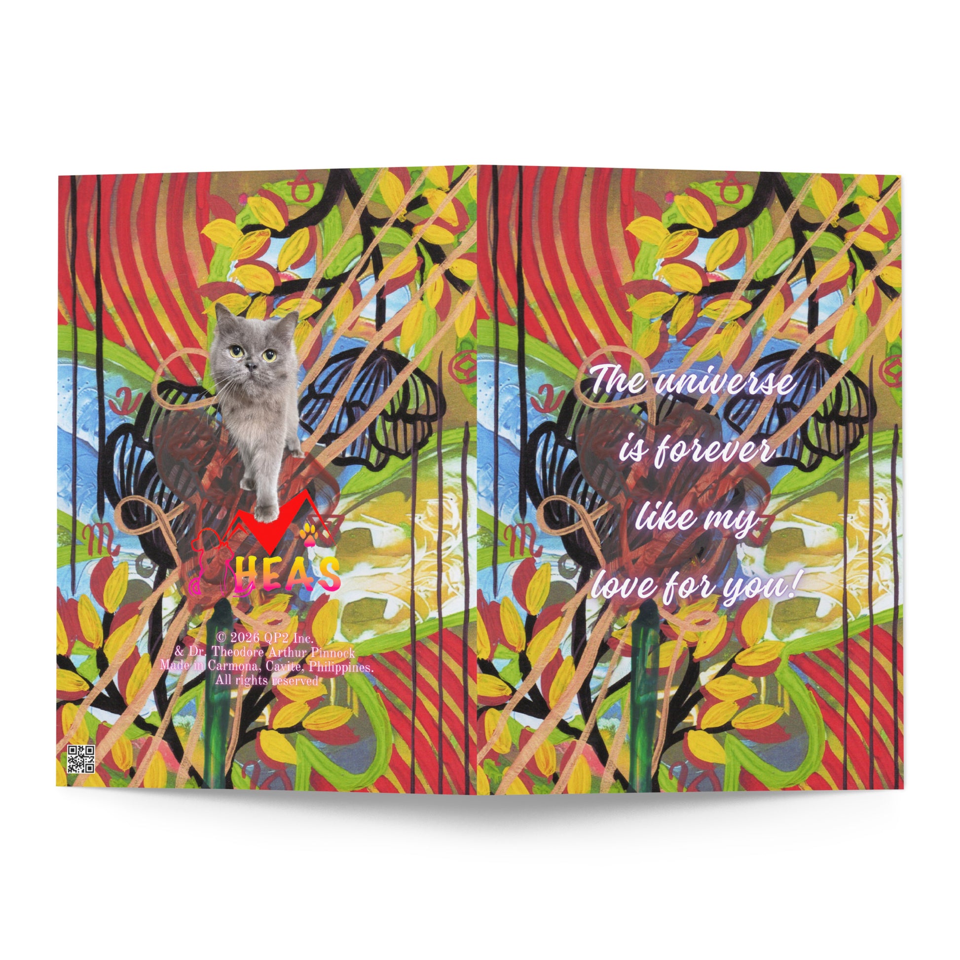 Friendship Greeting Card Design 2 POSTCARD The DEEP Store
