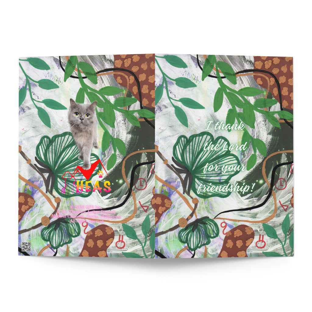 Friendship Greeting Card Design 6 POSTCARD The DEEP Store