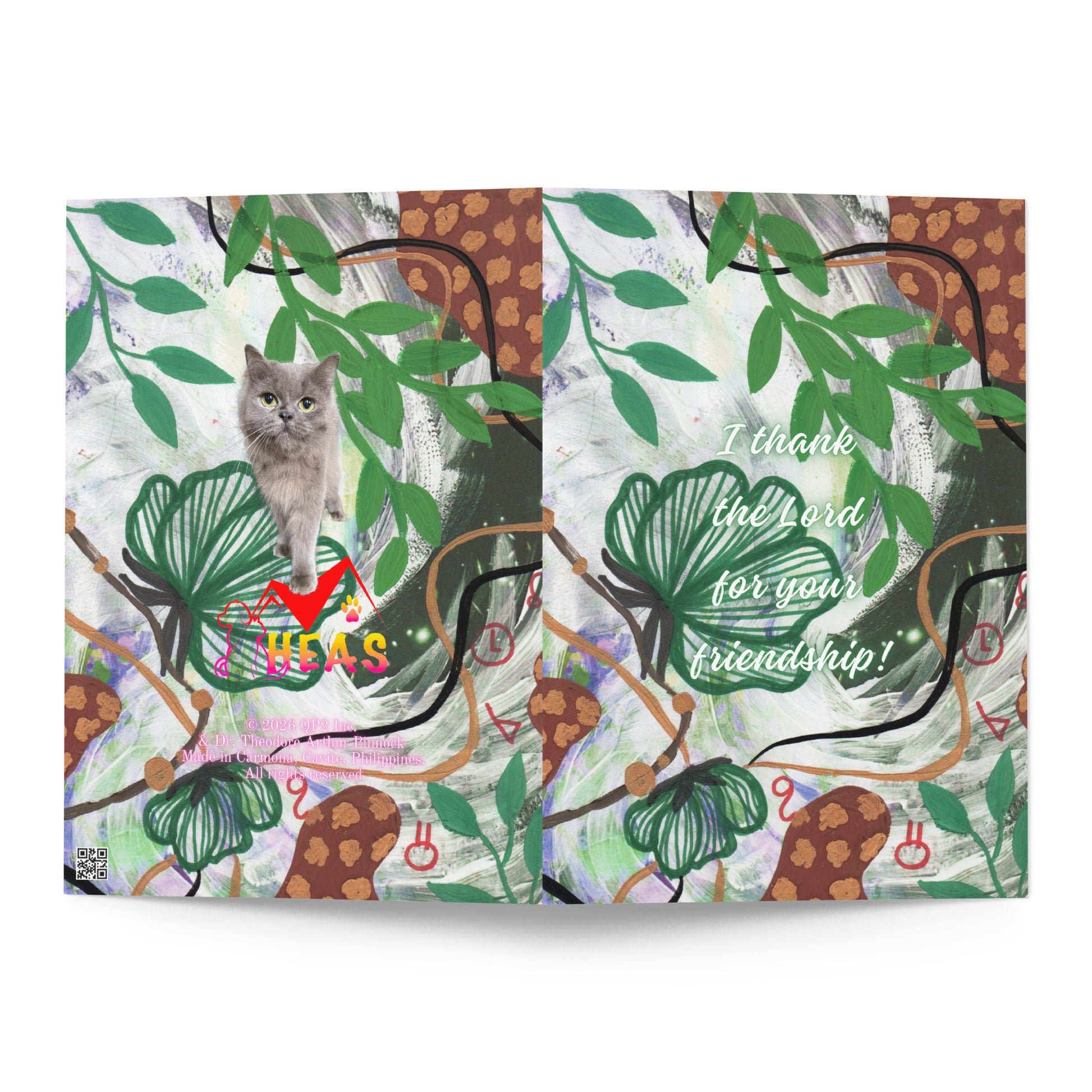 Friendship Greeting Card Design 6 POSTCARD The DEEP Store