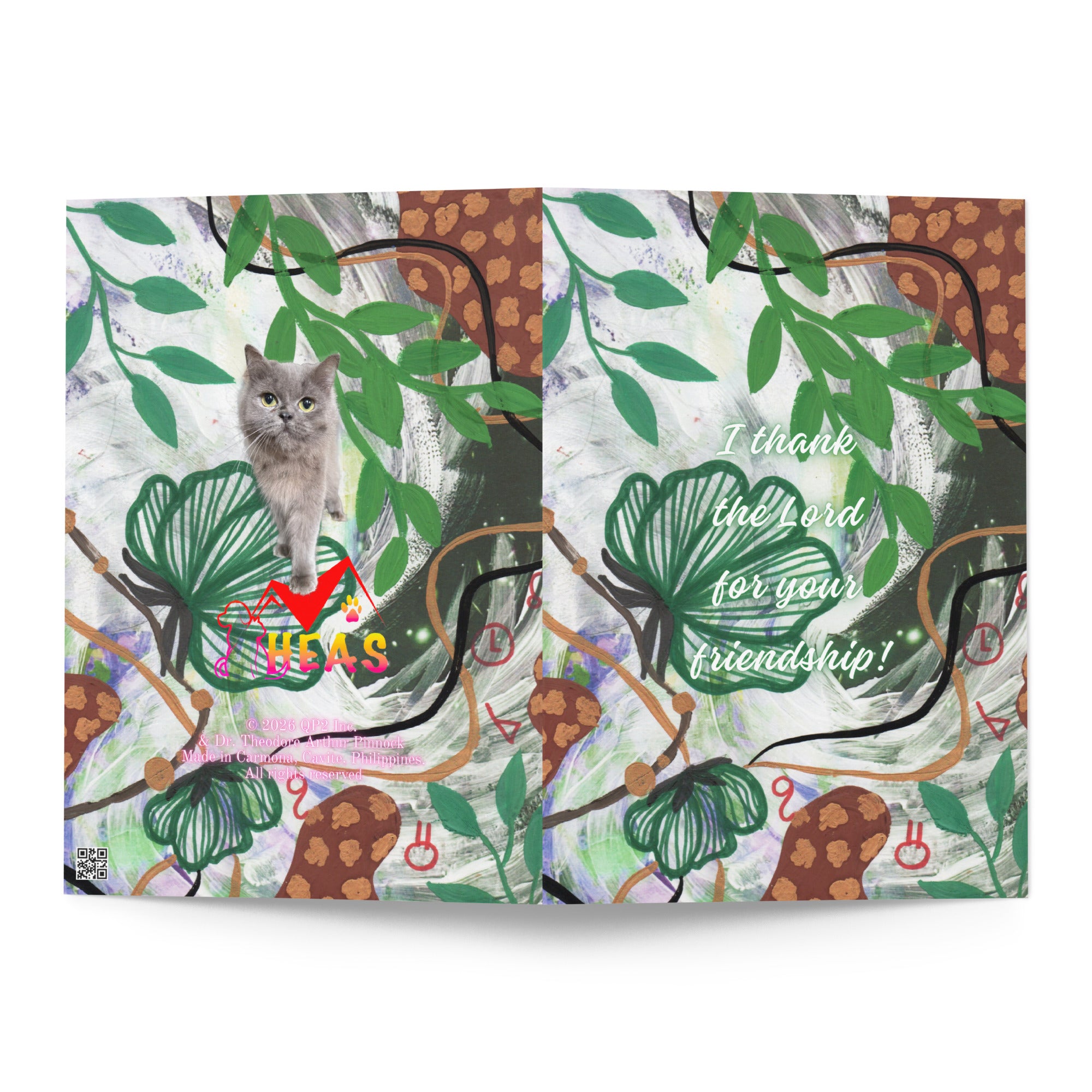 Friendship Greeting Card Design 6 POSTCARD The DEEP Store